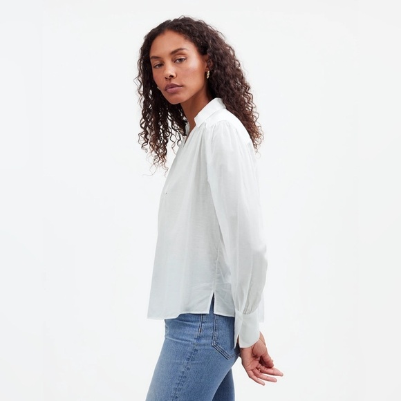 Madewell Easy Long-Sleeve Popover Shirt - Picture 2 of 3